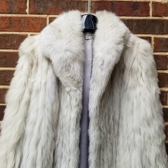 Vintage Scandinavian Blue Fox Fur Coat - Picture 13 of 15